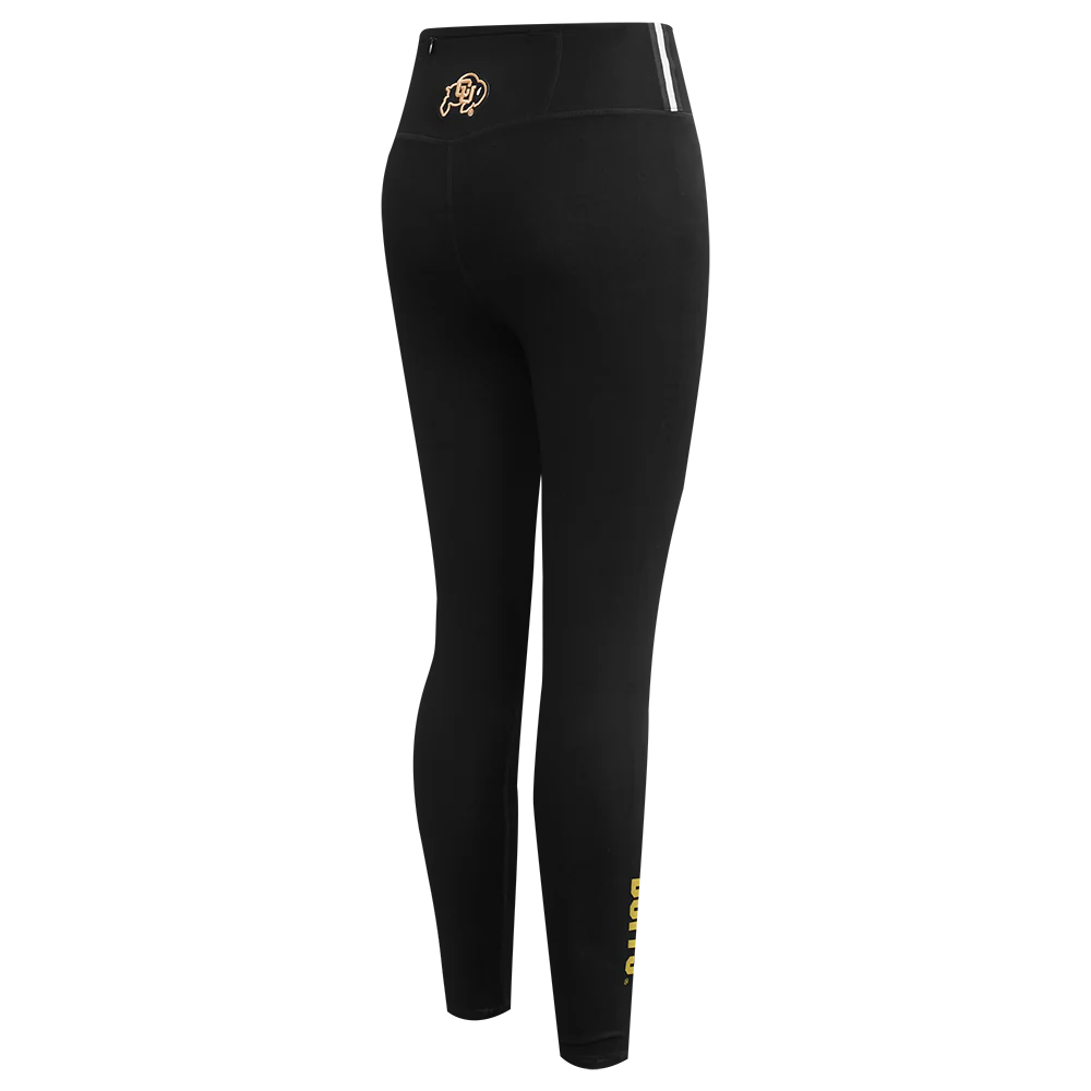 UNIVERSITY OF COLORADO CLASSIC WOMEN'S JERSEY LEGGING (BLACK) - Image 3