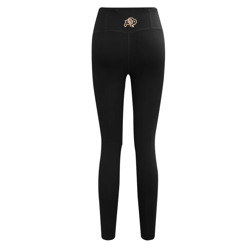 UNIVERSITY OF COLORADO CLASSIC WOMEN'S JERSEY LEGGING (BLACK) - Image 4