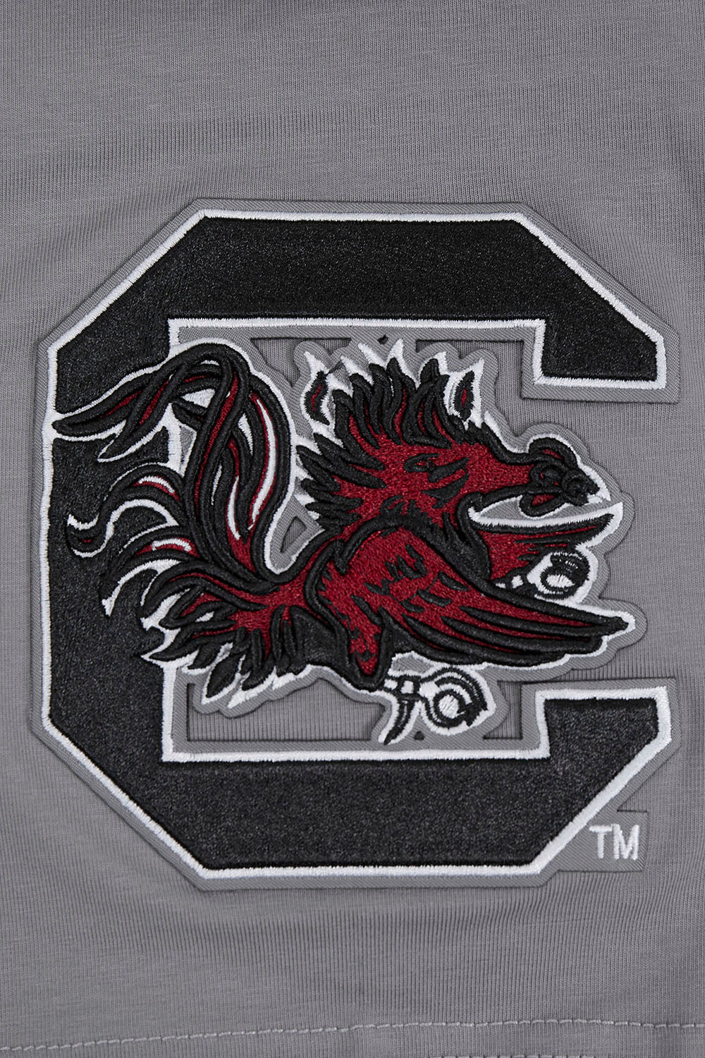 UNIVERSITY OF SOUTH CAROLINA CLASSIC MEN'S STACKED LOGO TEE (GRAY) - Image 6