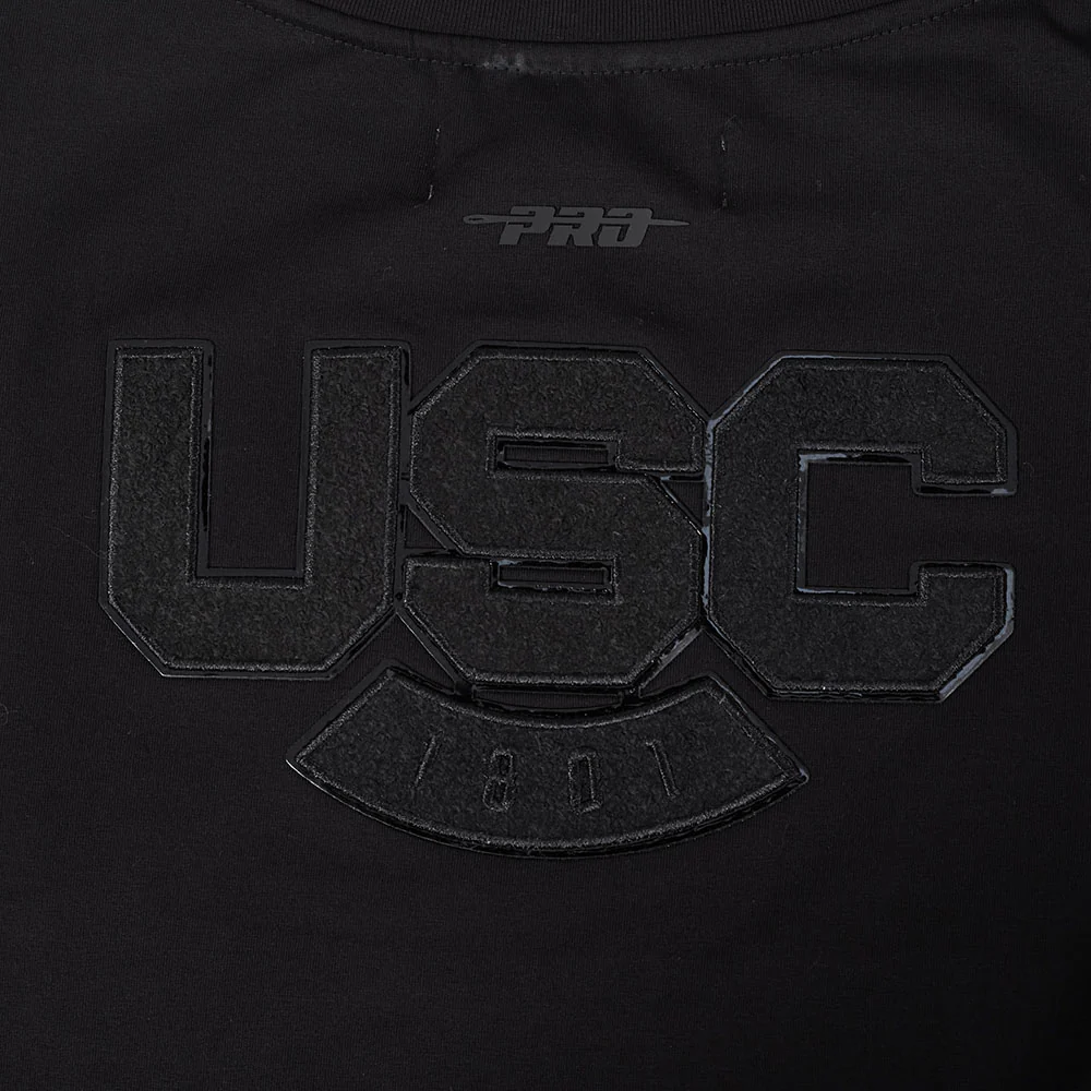 UNIVERSITY OF SOUTH CAROLINA TRIPLE BLACK WOMEN'S SJ BOXY TEE (BLACK) - Image 5