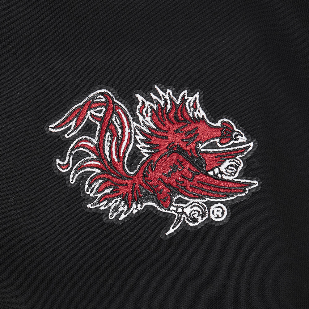 COLLEGE UNIVERSITY OF SOUTH CAROLINA WINGSPAN WOMEN'S FLC CREWNECK (BLACK) - Image 13