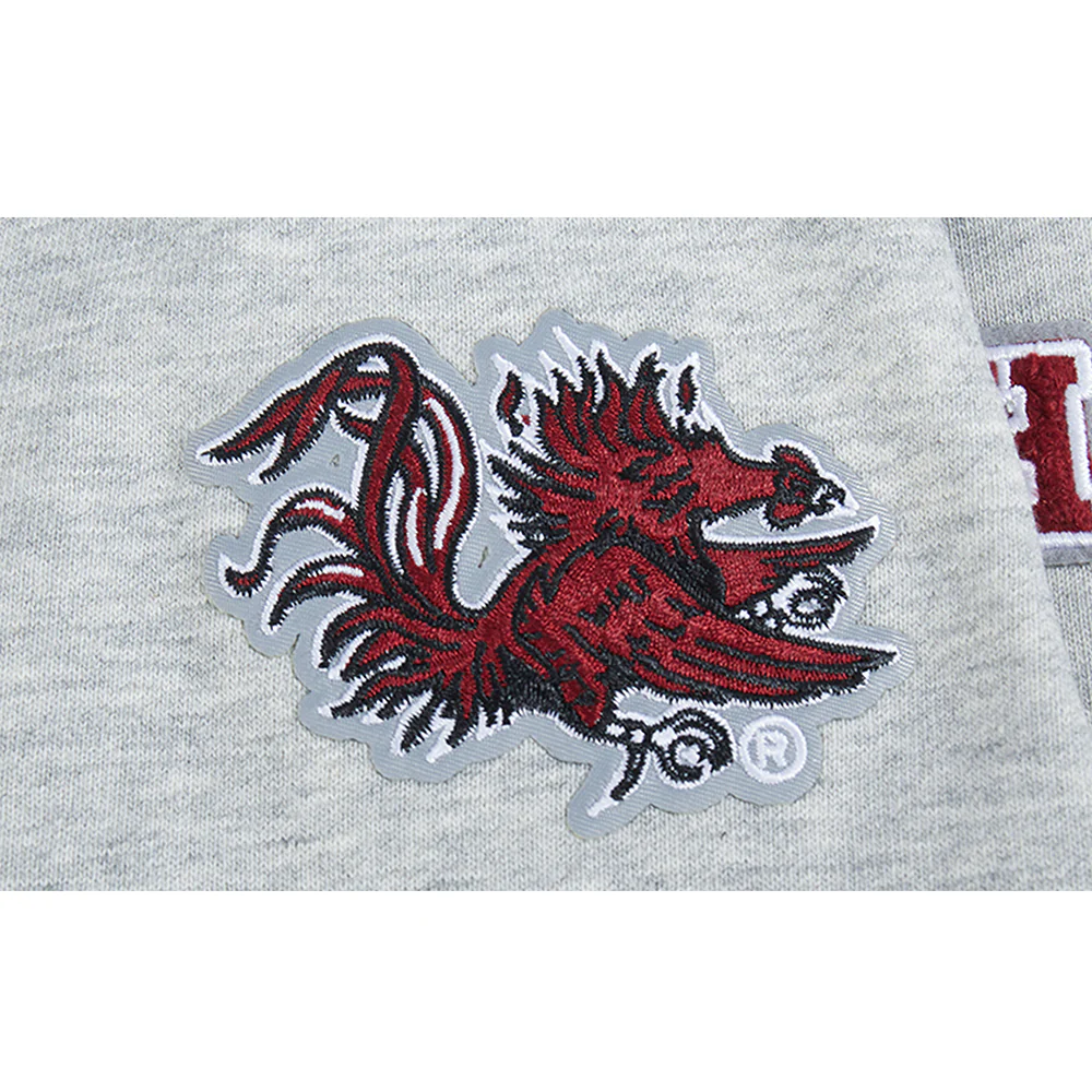 COLLEGE UNIVERSITY OF SOUTH CAROLINA CLASSIC WOMEN'S FLC PO HOODIE (HEATHER GREY) - Image 8