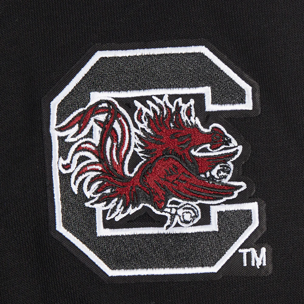 UNIVERSITY OF SOUTH CAROLINA CLASSIC WOMEN'S RIB FLEECE CREWNECK (BLACK) - Image 7