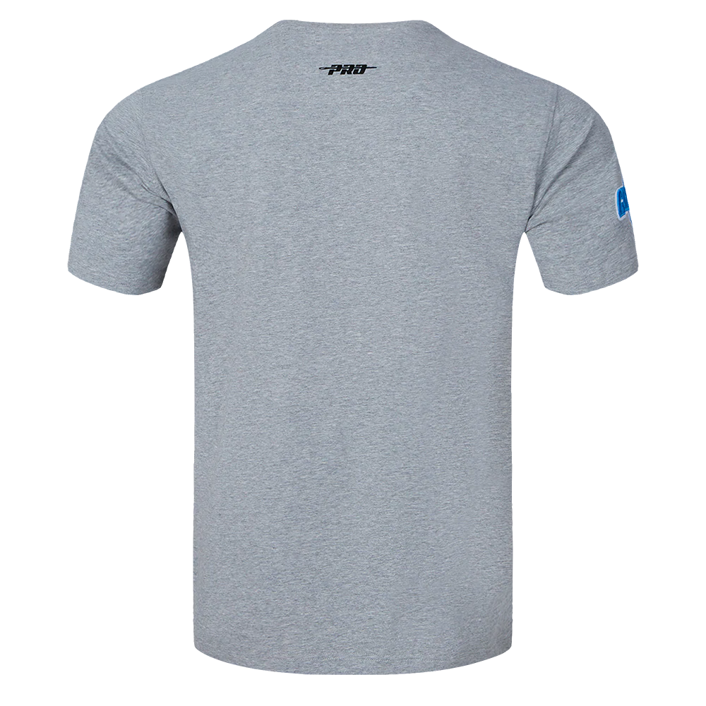 CHEYNEY UNIVERSITY CLASSIC MEN'S STACKED LOGO TEE (HEATHER GRAY/BLACK) - Image 4