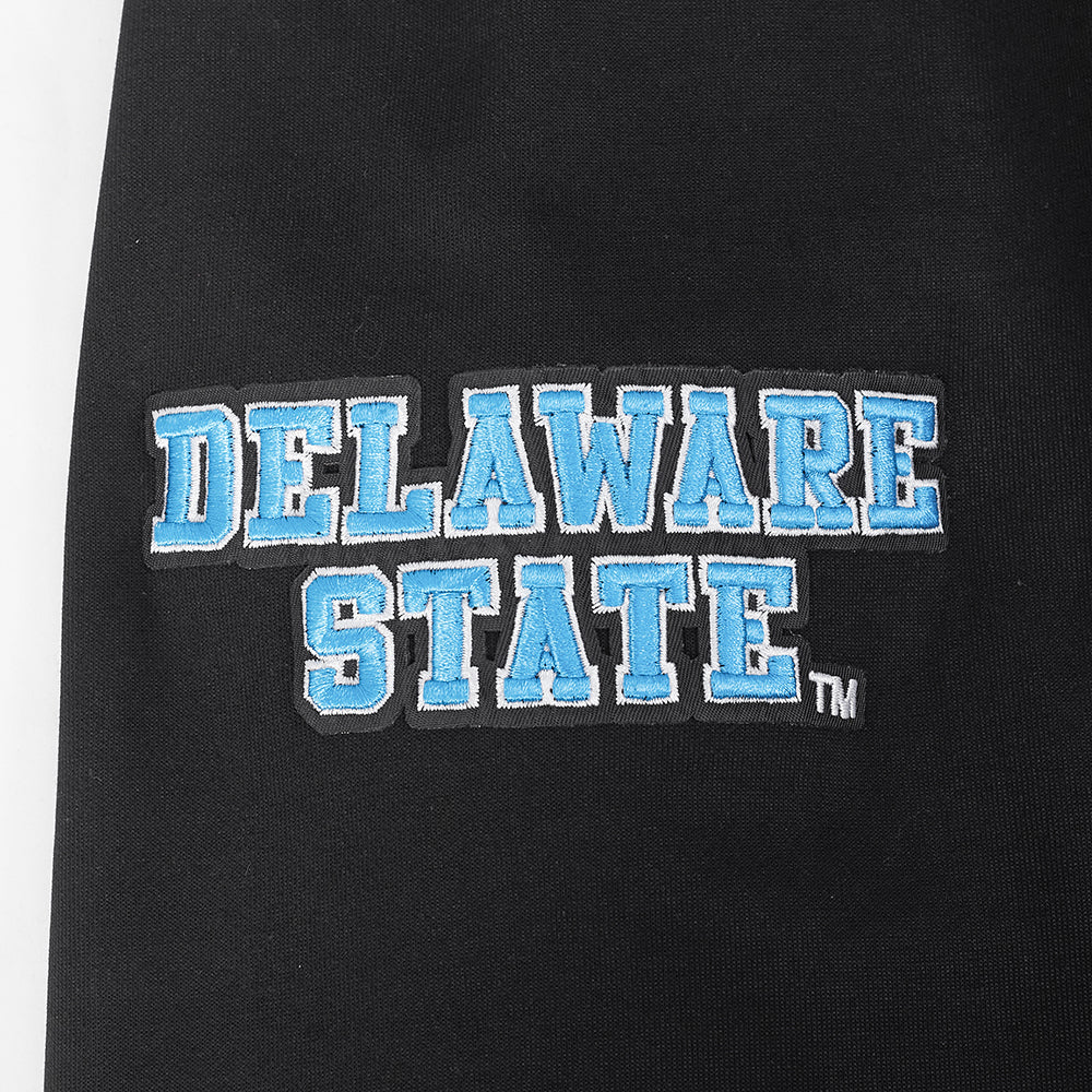 COLLEGE DELAWARE STATE UNIVERSITY CLASSIC MEN'S DK FZ PO HOODIE (BLACK) - Image 7