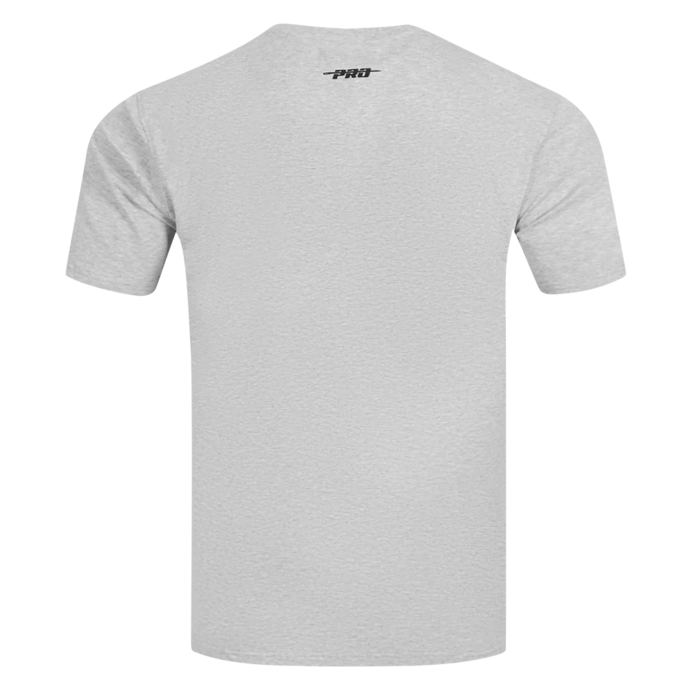 DUKE UNIVERSITY CLASSIC MEN'S STACKED LOGO TEE (HEATHER GREY) - Image 4