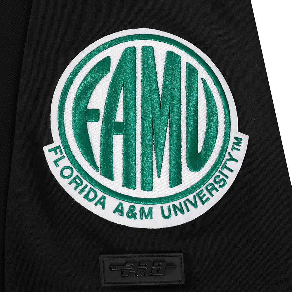 FLORIDA A&M UNIVERSITY CLASSIC MEN'S STACKED LOGO TEE (BLACK) - Image 10