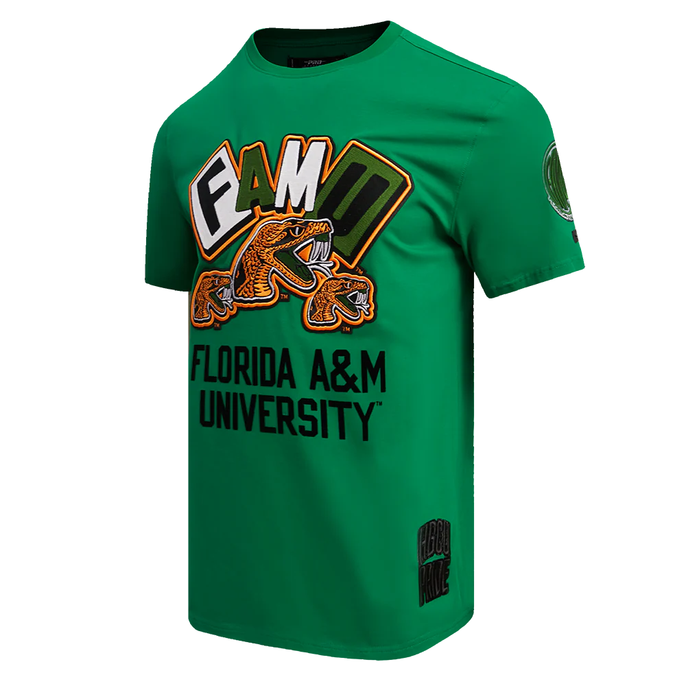 FLORIDA A&M UNIVERSITY HOMECOMING MEN'S TEE (KELLY GREEN) - Image 2