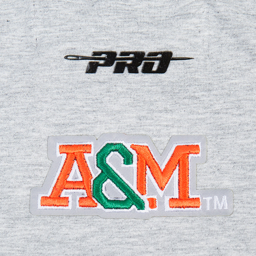 FLORIDA A&M UNIVERSITY CLASSIC WOMEN'S SINGLE JERSEY BOXY TEE (HEATHER GREY) - Image 5