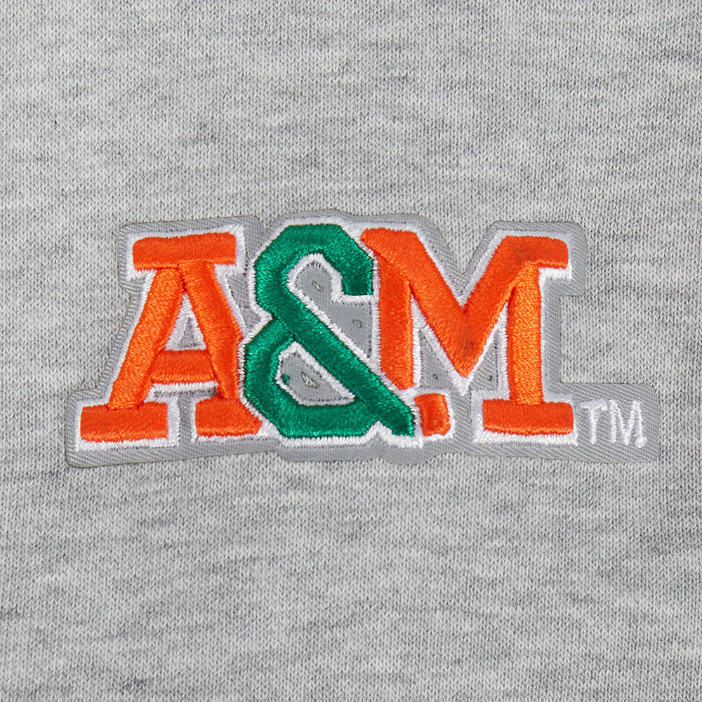 FLORIDA A&M UNIVERSITY CLASSIC FLEECE HOODIE DRESS (HEATHER GREY) - Image 6