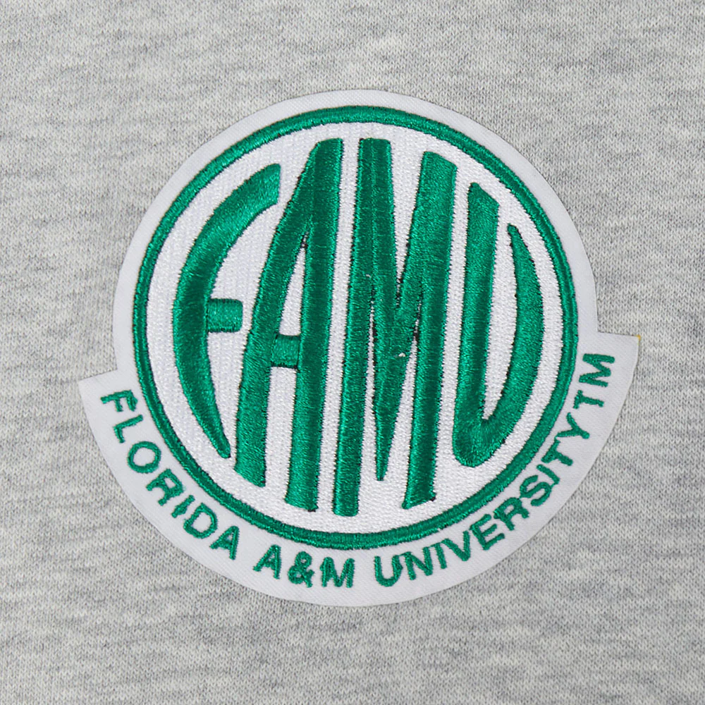 FLORIDA A&M UNIVERSITY CLASSIC FLEECE HOODIE DRESS (HEATHER GREY) - Image 7