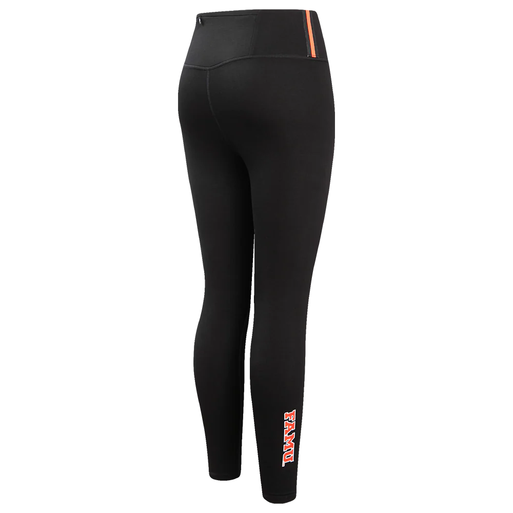 FLORIDA A&M UNIVERSITY CLASSIC WOMEN'S JERSEY LEGGING (BLACK) - Image 3