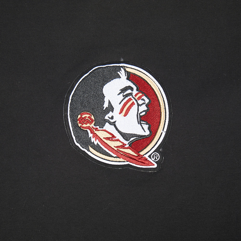 COLLEGE FLORIDA STATE UNIVERSITY WINGSPAN WOMEN'S SJ BOXY TEE (BLACK) - Image 9