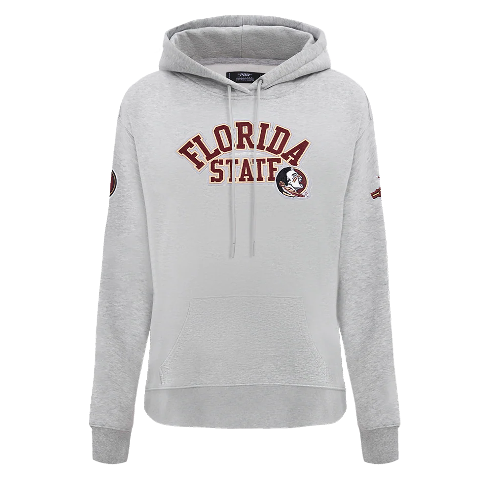 FLORIDA STATE UNIVERSITY CLASSIC WOMEN'S FLC PO HOODIE (HEATHER GREY) - Image 3