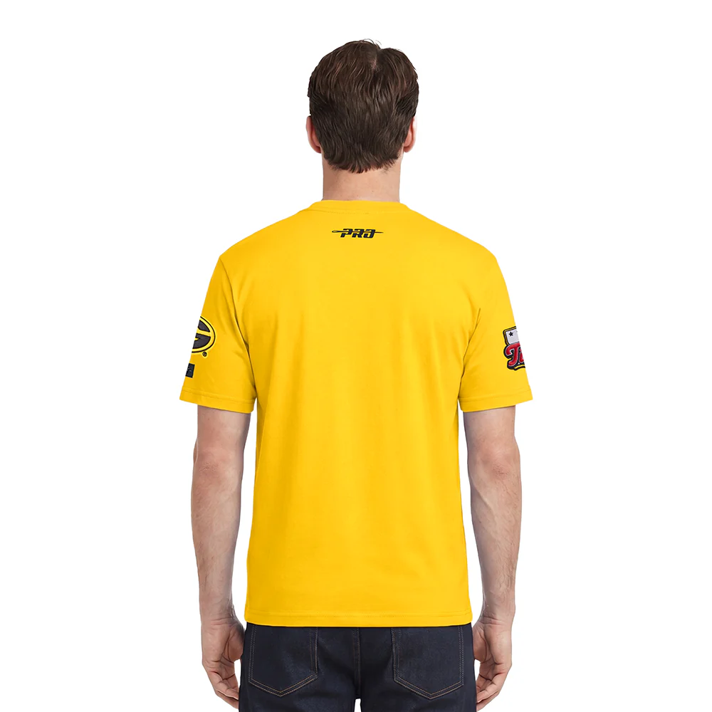 GRAMBLING STATE UNIVERSITY HOMECOMING SINGLE JERSEY MEN'S TEE (YELLOW) - Image 2