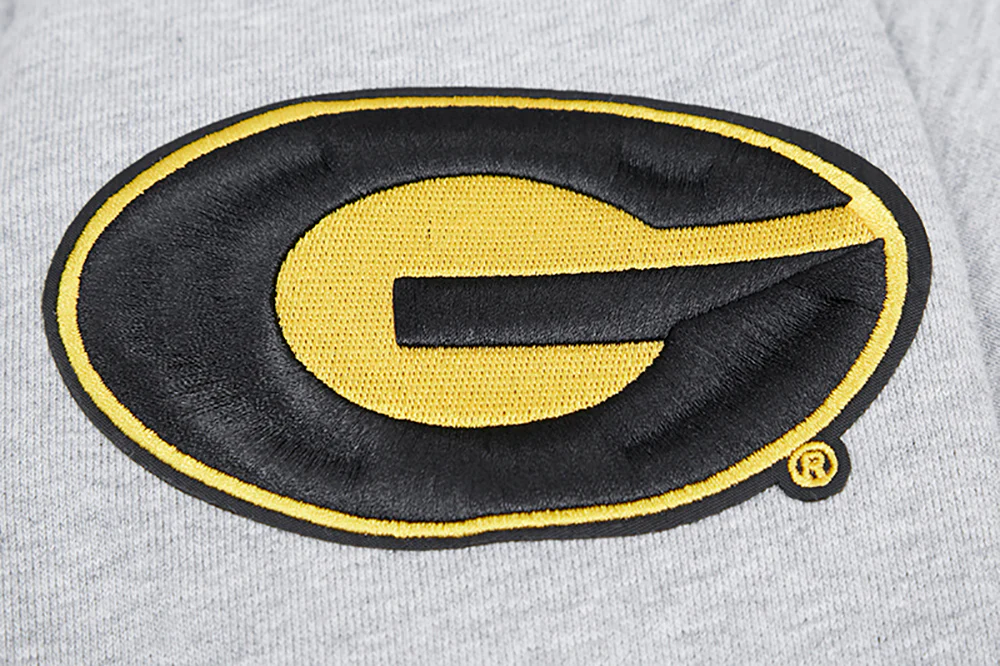 GRAMBLING STATE UNIVERSITY CLASSIC MEN'S STACKED LOGO CREWNECK (HEATHER GRAY/BLACK) - Image 7
