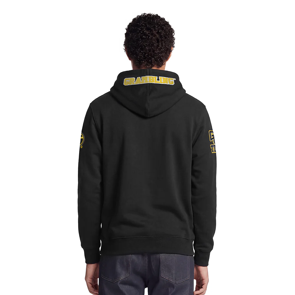 GRAMBLING STATE UNIVERSITY CLASSIC MEN'S PULLOVER HOODIE (BLACK) - Image 2