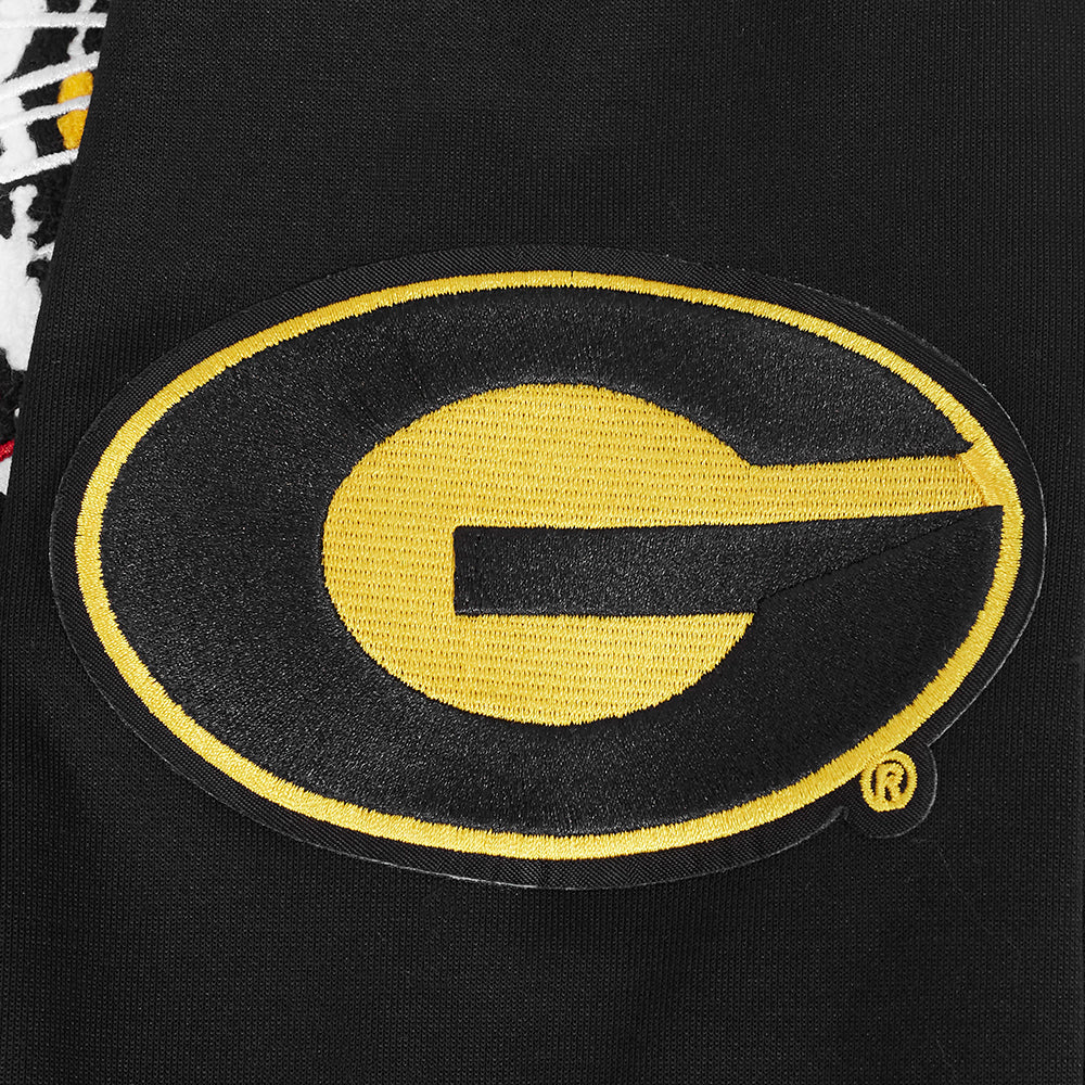 GRAMBLING STATE UNIVERSITY CLASSIC MEN'S FULL ZIP PULLOVER HOODIE (BLACK) - Image 10