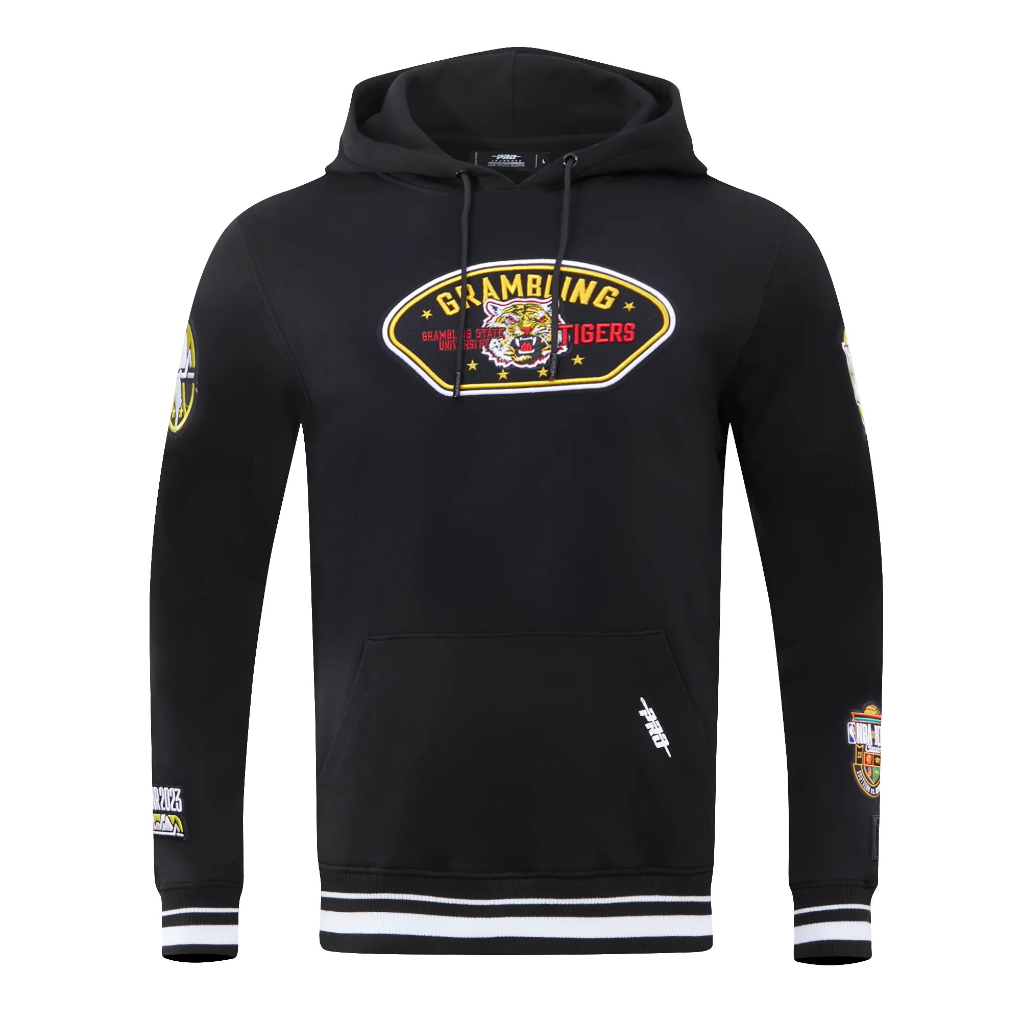 NBA X HBCU ALL STAR 2023 MEN'S GRAMBLING RIB FLC PO HOODIE (BLACK)