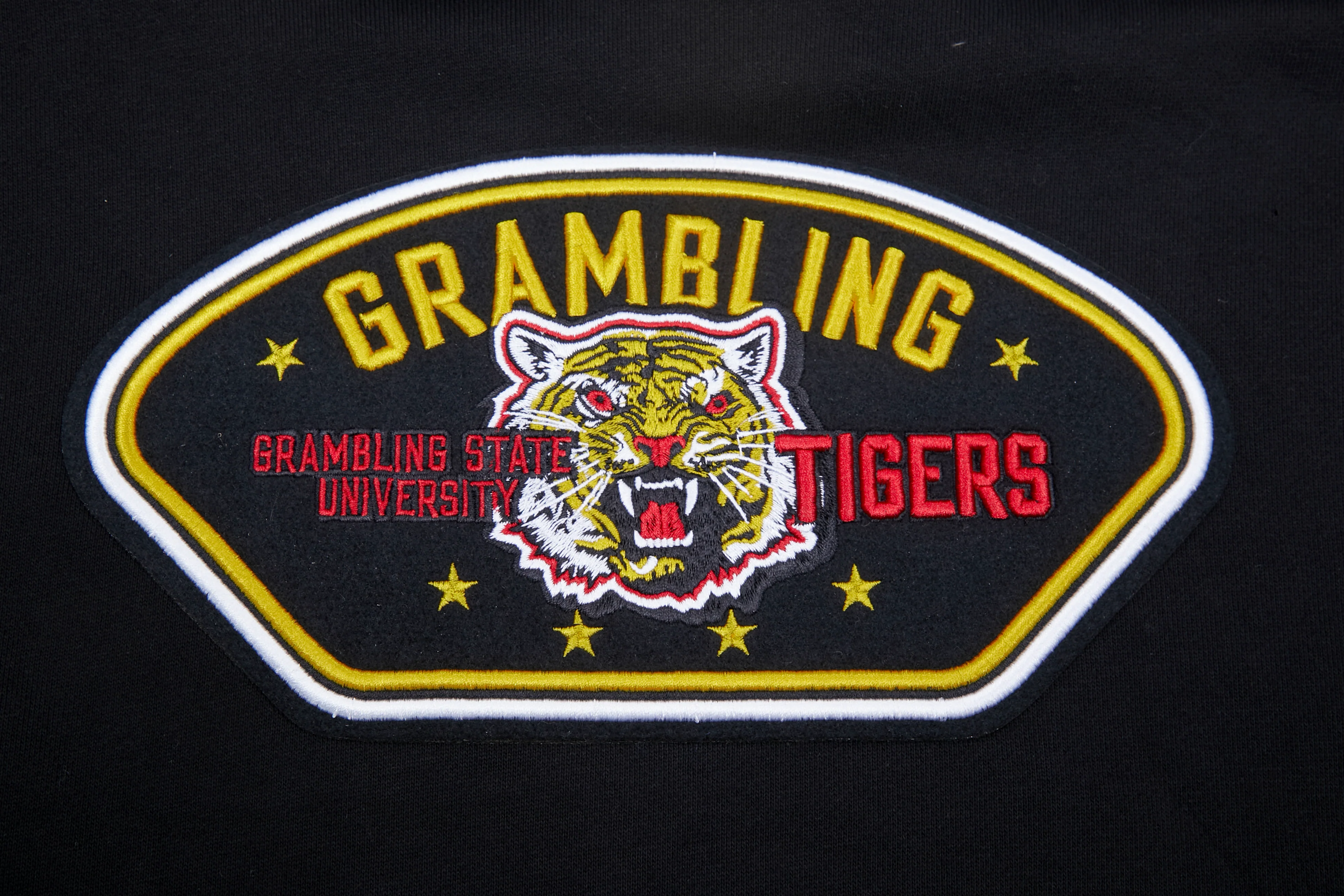 NBA X HBCU ALL STAR 2023 MEN'S GRAMBLING RIB FLC PO HOODIE (BLACK) - Image 5