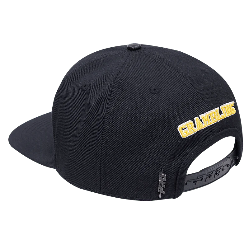 GRAMBLING STATE UNIVERSITY CLASSIC UNISEX WOOL SNAPBACK HAT (BLACK) - Image 3