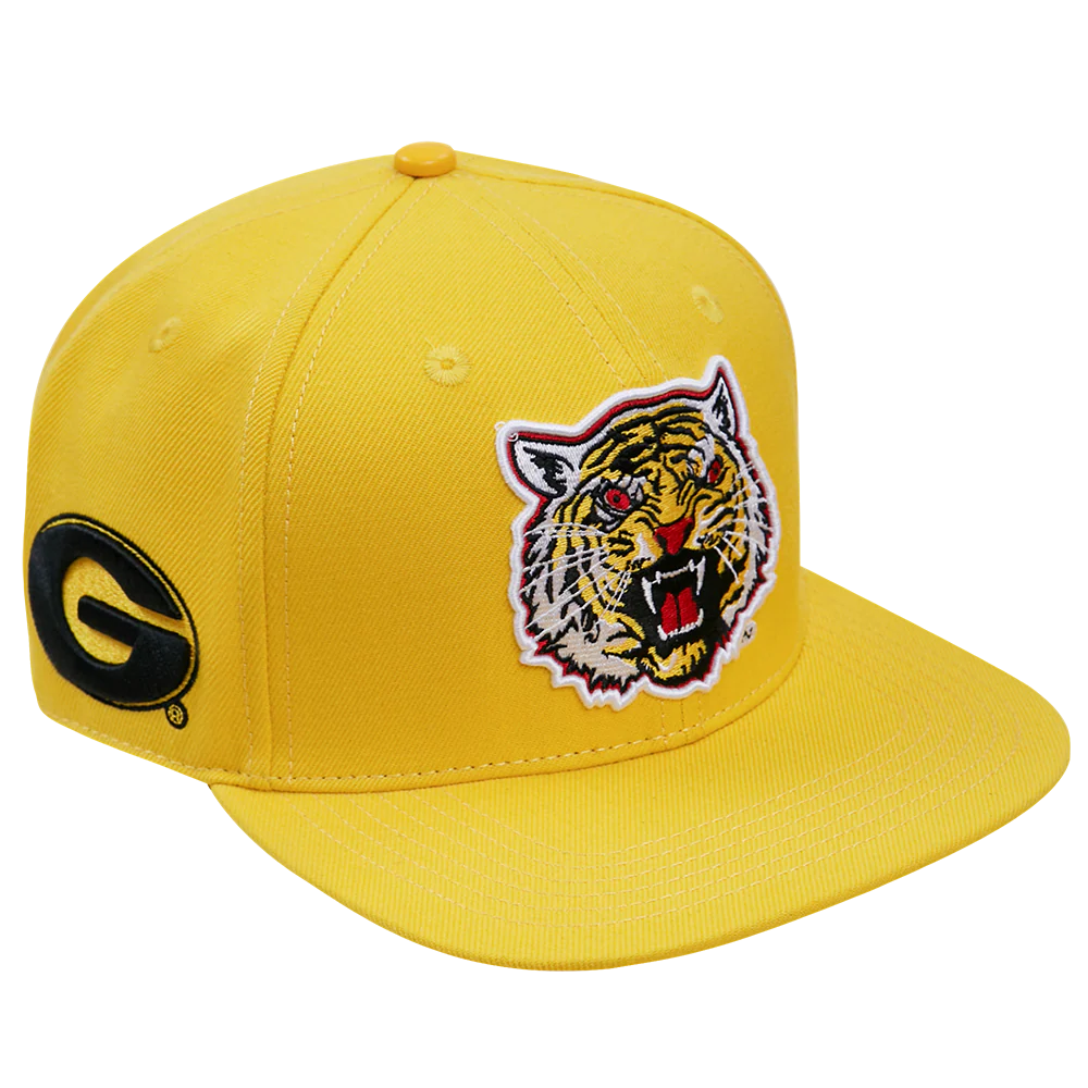 GRAMBLING STATE UNIVERSITY CLASSIC UNISEX WOOL SNAPBACK HAT (YELLOW) - Image 3