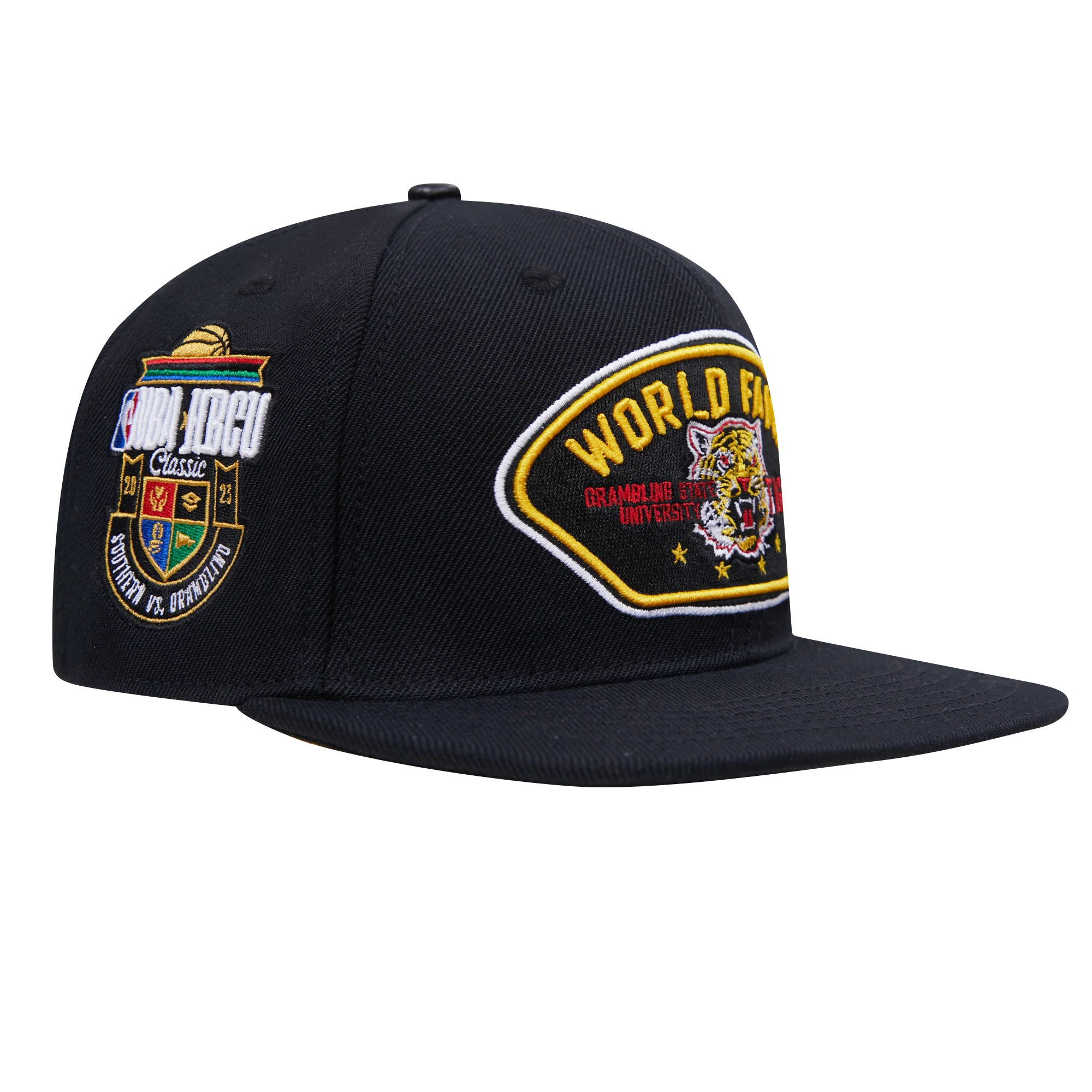 NBA X HBCU ALL STAR 2023 MEN'S GRAMBLING WOOL SNAPBACK HAT (BLACK) - Image 2