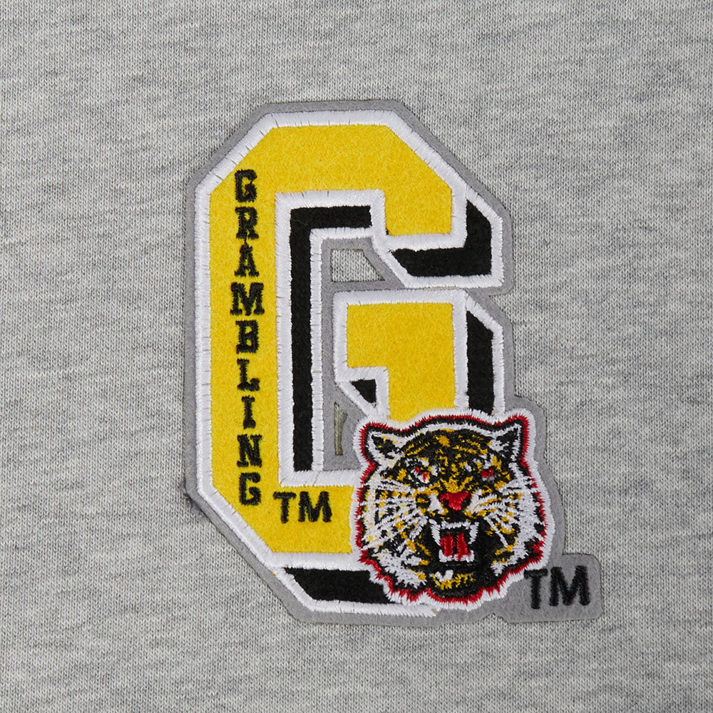 GRAMBLING STATE UNIVERSITY CLASSIC FLEECE HOODIE DRESS (HEATHER GREY) - Image 5