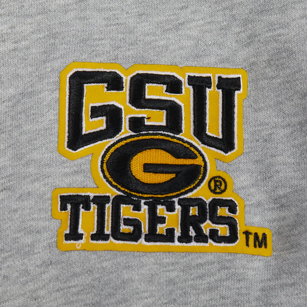 GRAMBLING STATE UNIVERSITY CLASSIC FLEECE HOODIE DRESS (HEATHER GREY) - Image 6