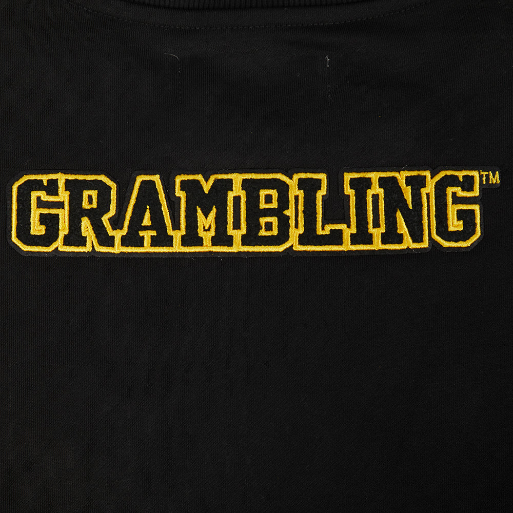 GRAMBLING STATE UNIVERSITY CLASSIC FLEECE CREWNECK (BLACK) - Image 8