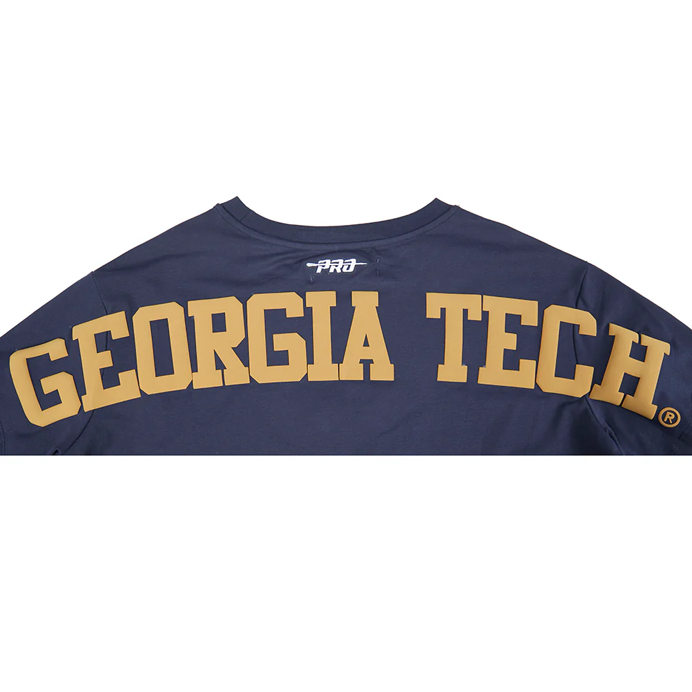 COLLEGE GEORGIA TECH WINGSPAN WOMEN'S SJ BOXY TEE (MIDNIGHT NAVY) - Image 10