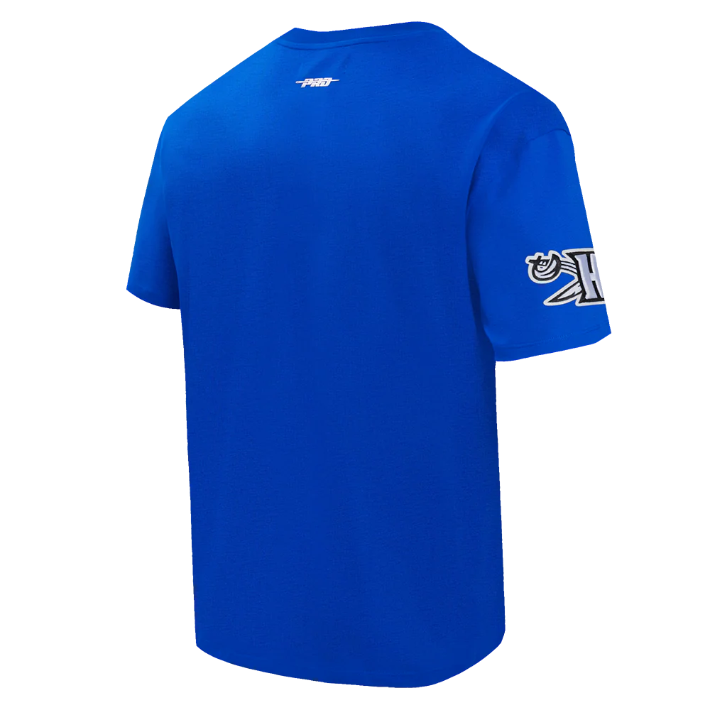 HAMPTON UNIVERSITY CLASSIC MEN'S STACKED LOGO TEE (ROYAL BLUE) - Image 10