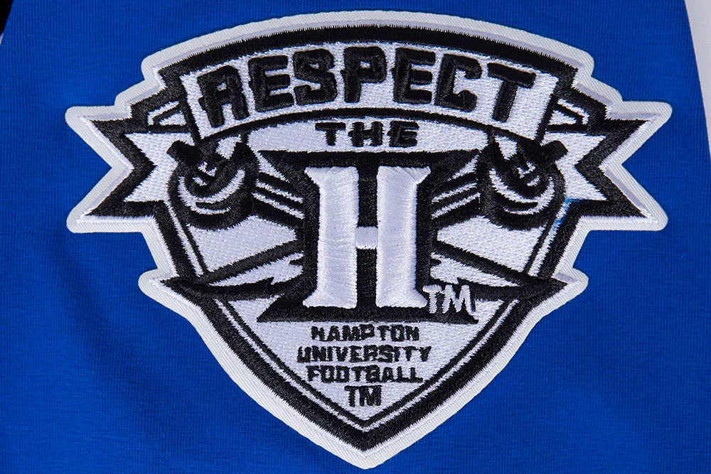 HAMPTON UNIVERSITY CLASSIC MEN'S STACKED LOGO TEE (ROYAL BLUE) - Image 7