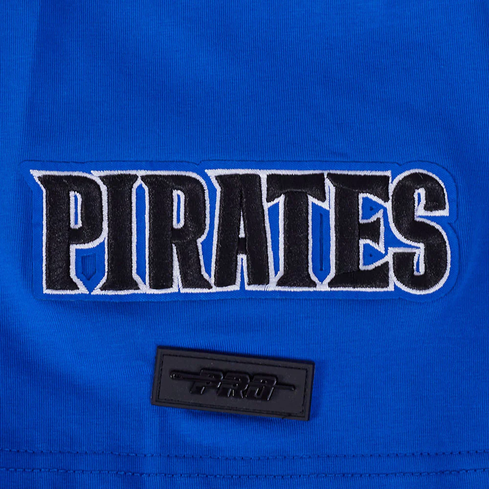 HAMPTON UNIVERSITY CLASSIC MEN'S STACKED LOGO SINGLE JERSEY TEE (ROYAL BLUE) - Image 9