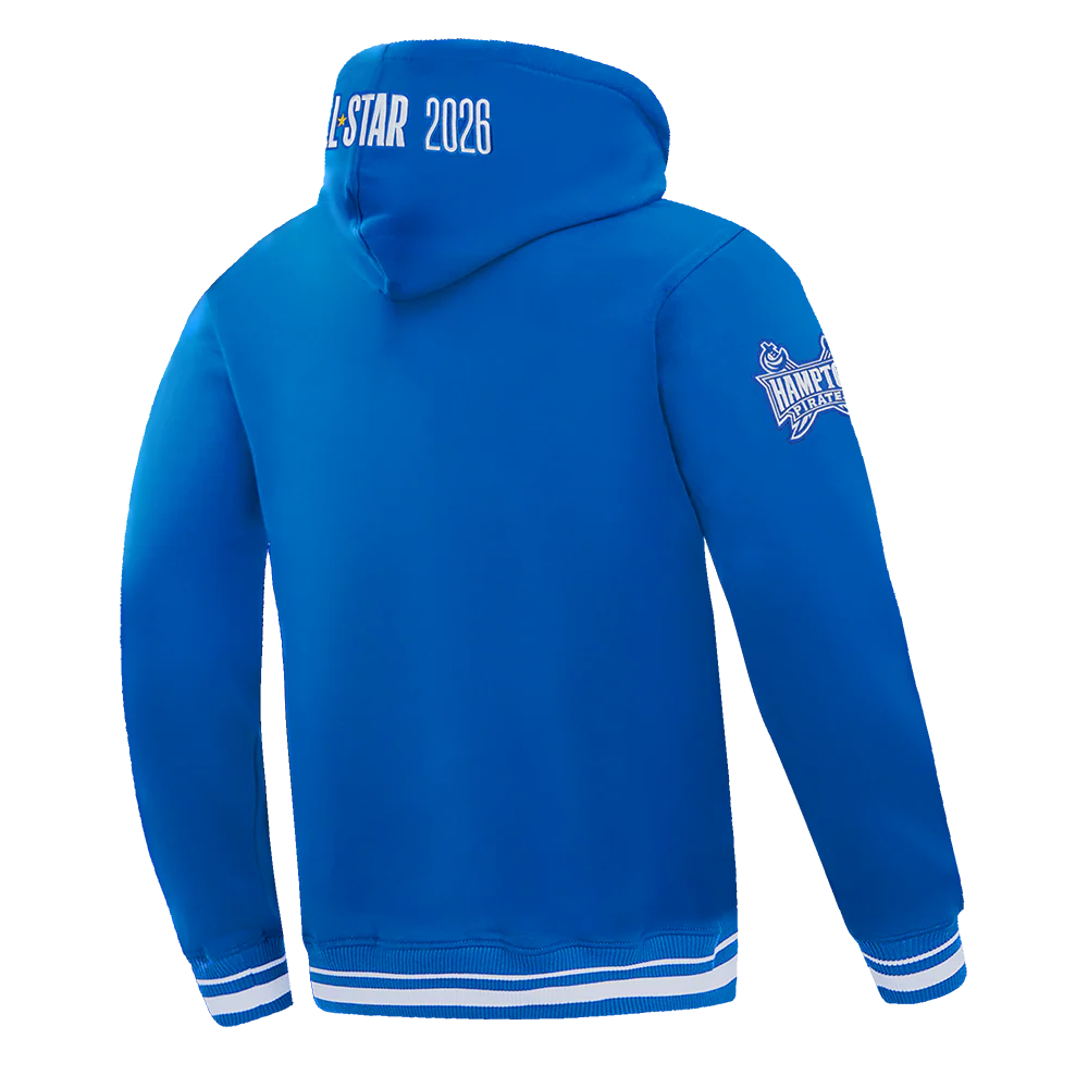 HAMPTON UNIVERSITY HBCU CLASSIC 2026 MEN'S RIB FLC PO HOODIE (ROYAL BLUE) - Image 6