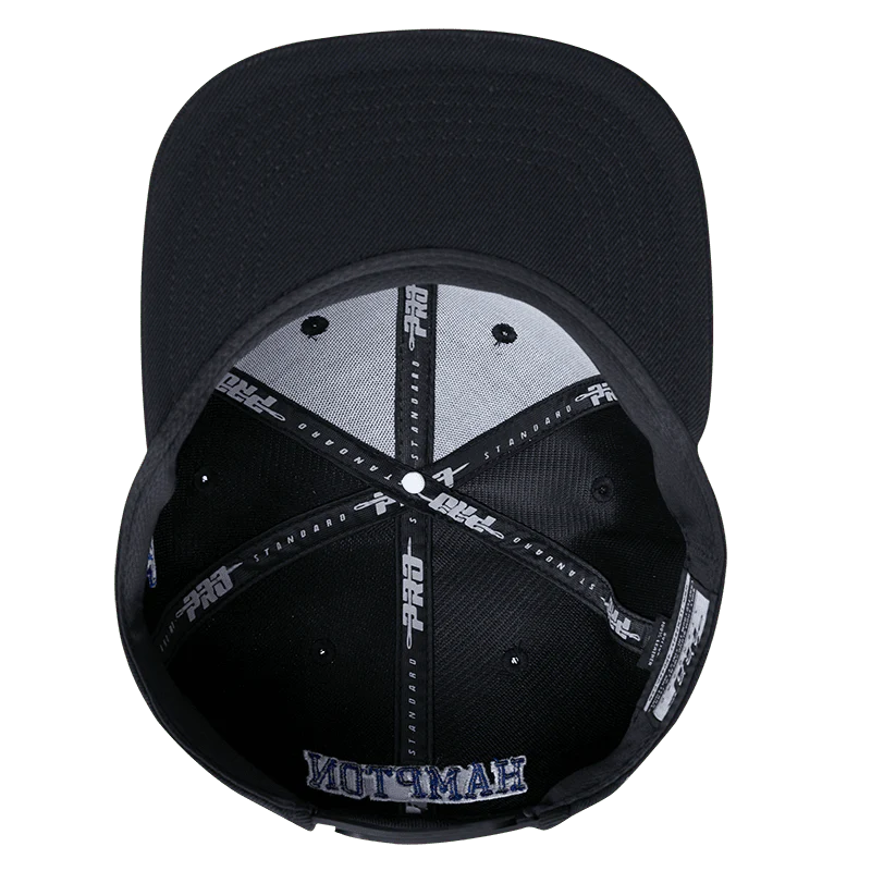 HAMPTON UNIVERSITY CLASSIC UNISEX WOOL SNAPBACK HAT (BLACK) - Image 5