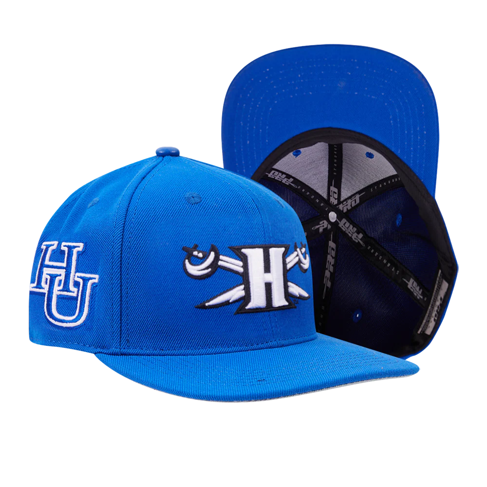 HAMPTON UNIVERSITY CLASSIC UNISEX WOOL SNAPBACK HAT (ROYAL BLUE) - Image 10