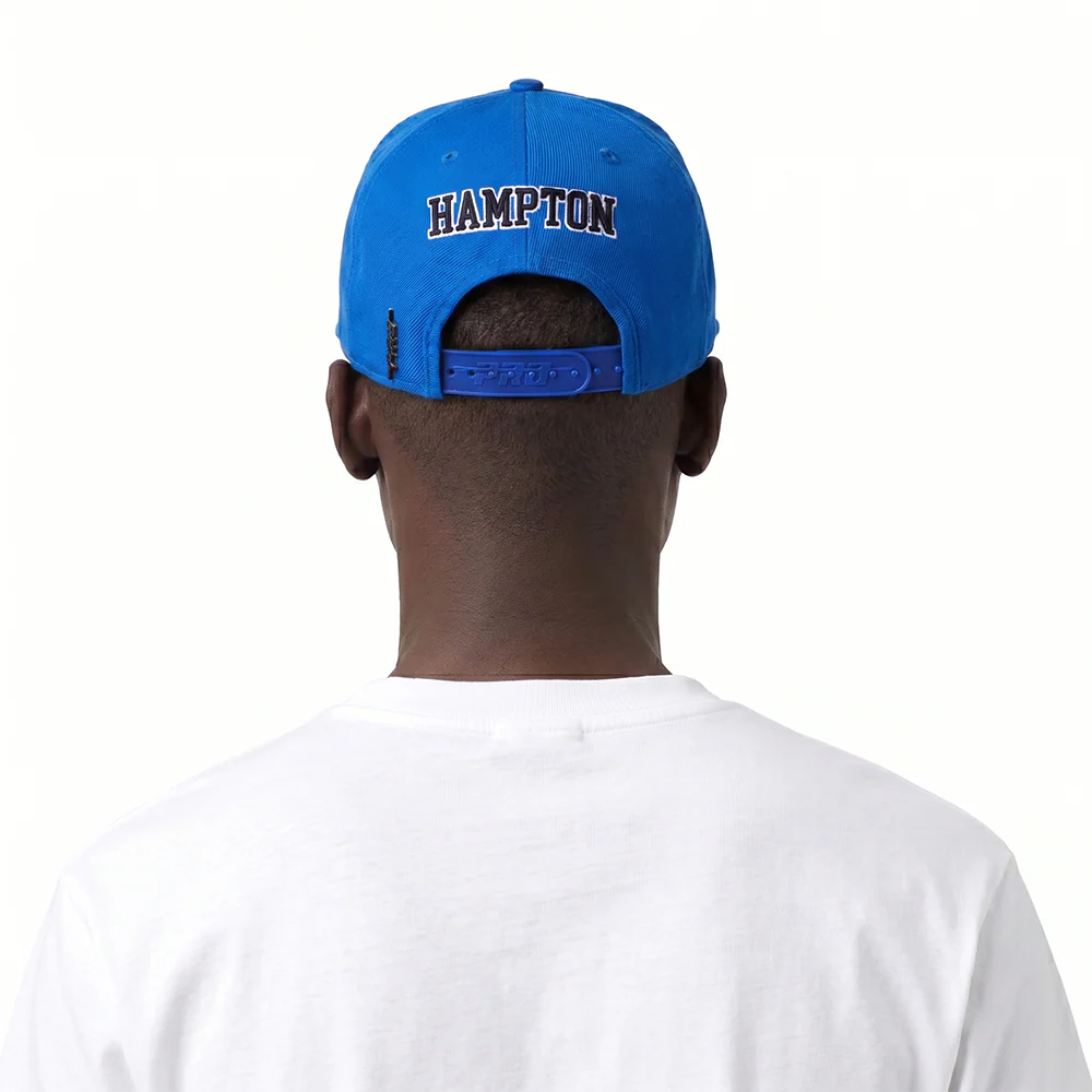 HAMPTON UNIVERSITY CLASSIC UNISEX WOOL SNAPBACK HAT (ROYAL BLUE) - Image 2
