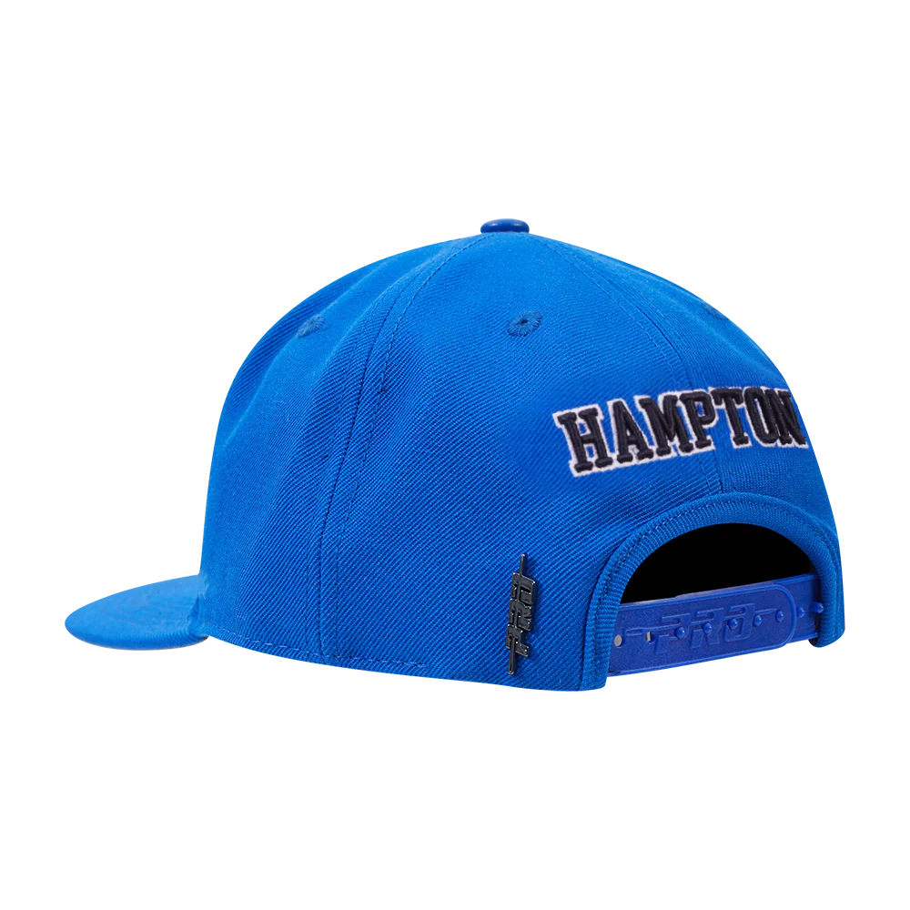 HAMPTON UNIVERSITY CLASSIC UNISEX WOOL SNAPBACK HAT (ROYAL BLUE) - Image 5