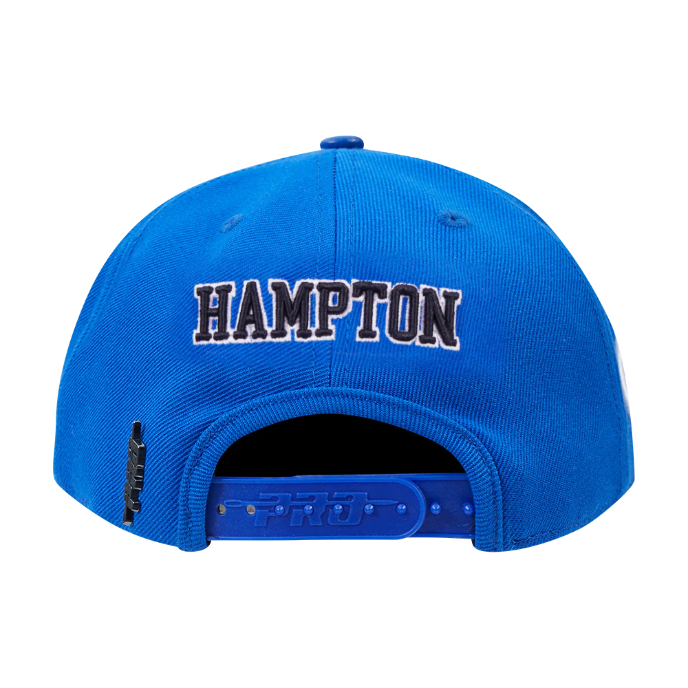HAMPTON UNIVERSITY CLASSIC UNISEX WOOL SNAPBACK HAT (ROYAL BLUE) - Image 6