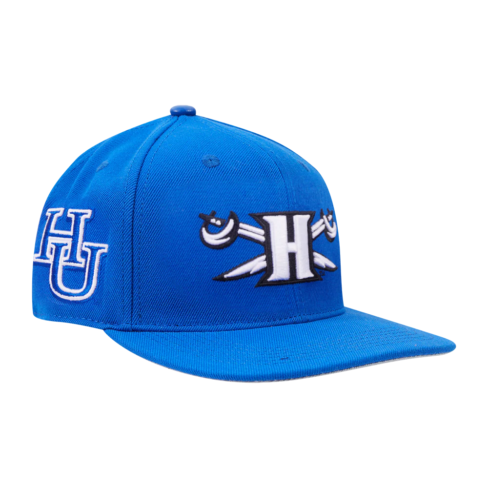 HAMPTON UNIVERSITY CLASSIC UNISEX WOOL SNAPBACK HAT (ROYAL BLUE) - Image 7