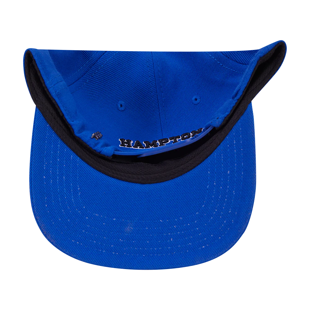 HAMPTON UNIVERSITY CLASSIC UNISEX WOOL SNAPBACK HAT (ROYAL BLUE) - Image 9
