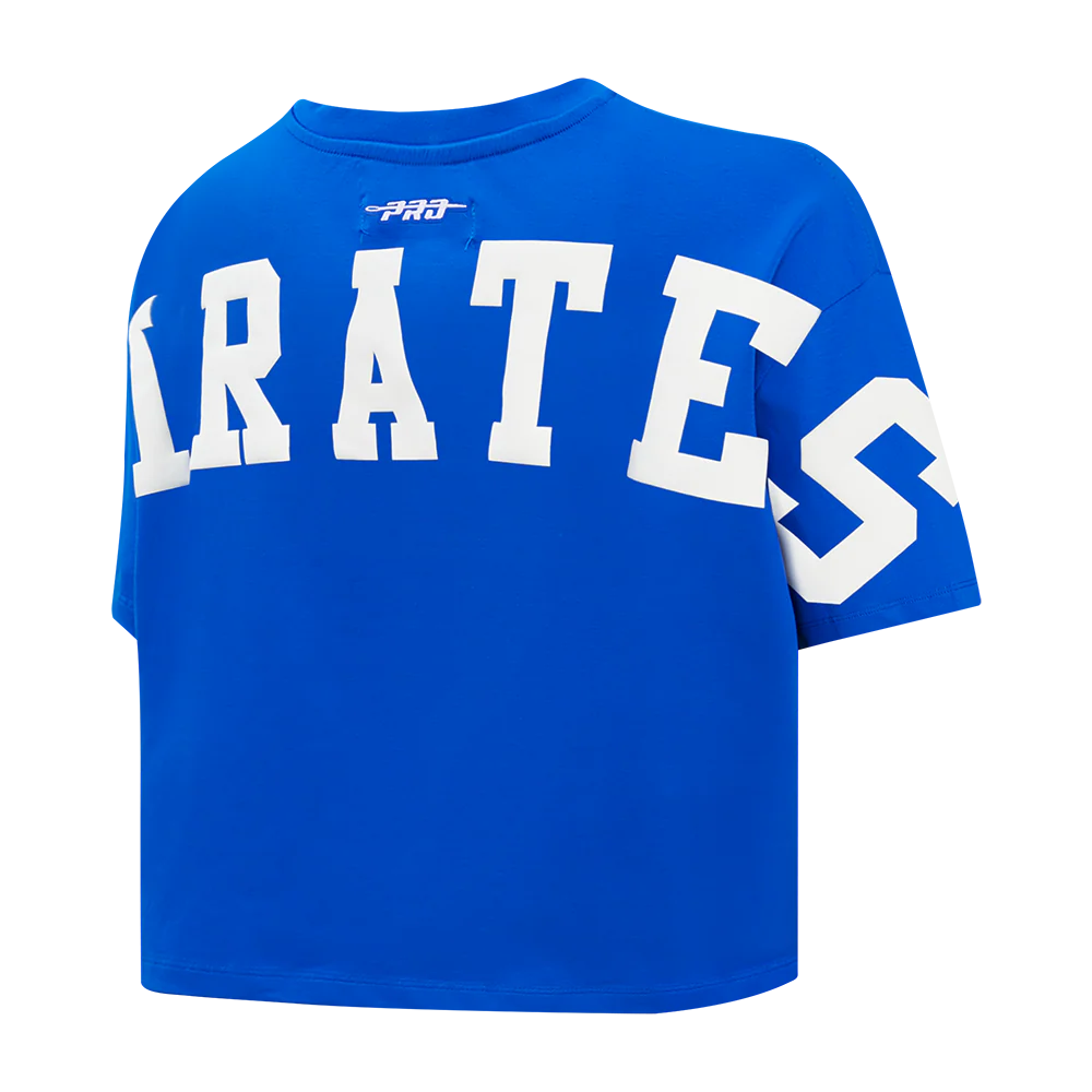 COLLEGE HAMPTON UNIVERSITY WINGSPAN WOMEN'S SJ BOXY TEE (ROYAL BLUE) - Image 6