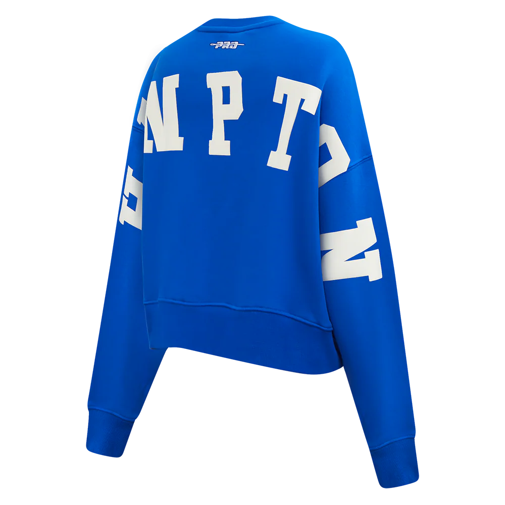 COLLEGE HAMPTON UNIVERSITY WINGSPAN WOMEN'S FLC CREWNECK (ROYAL BLUE) - Image 6