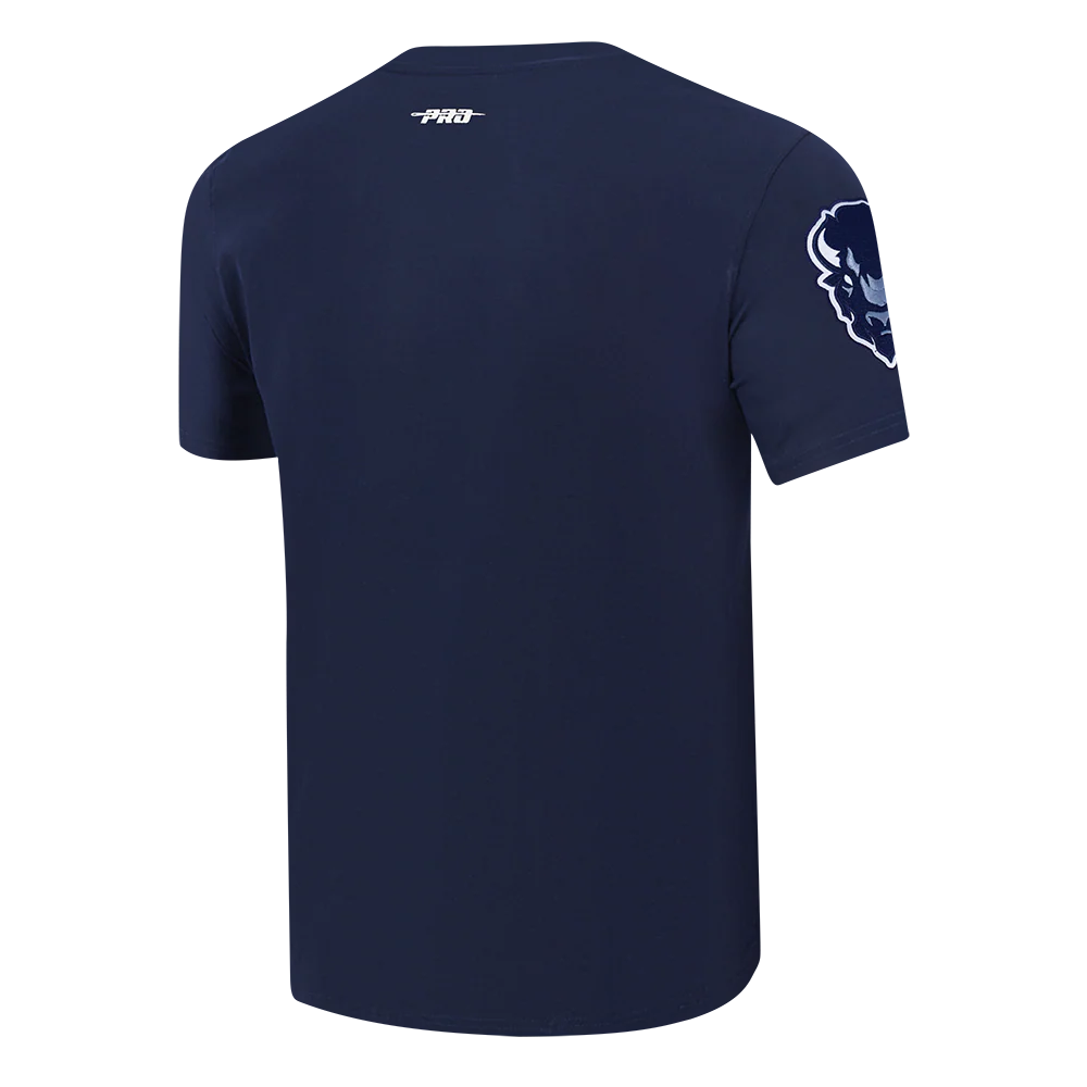 HOWARD UNIVERSITY CLASSIC MEN'S STACKED LOGO TEE (MIDNIGHT NAVY) - Image 4