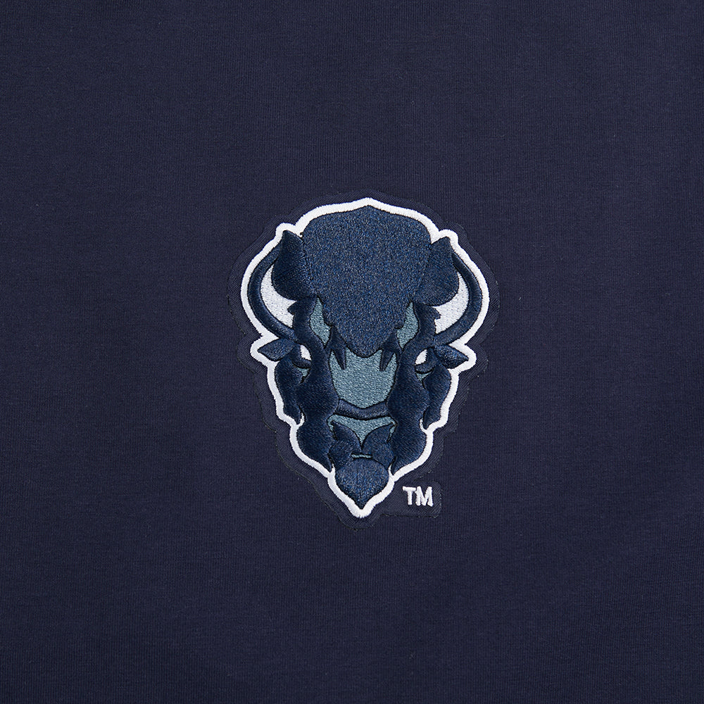 COLLEGE HOWARD UNIVERSITY WINGSPAN WOMEN'S SJ BOXY TEE (MIDNIGHT NAVY) - Image 8