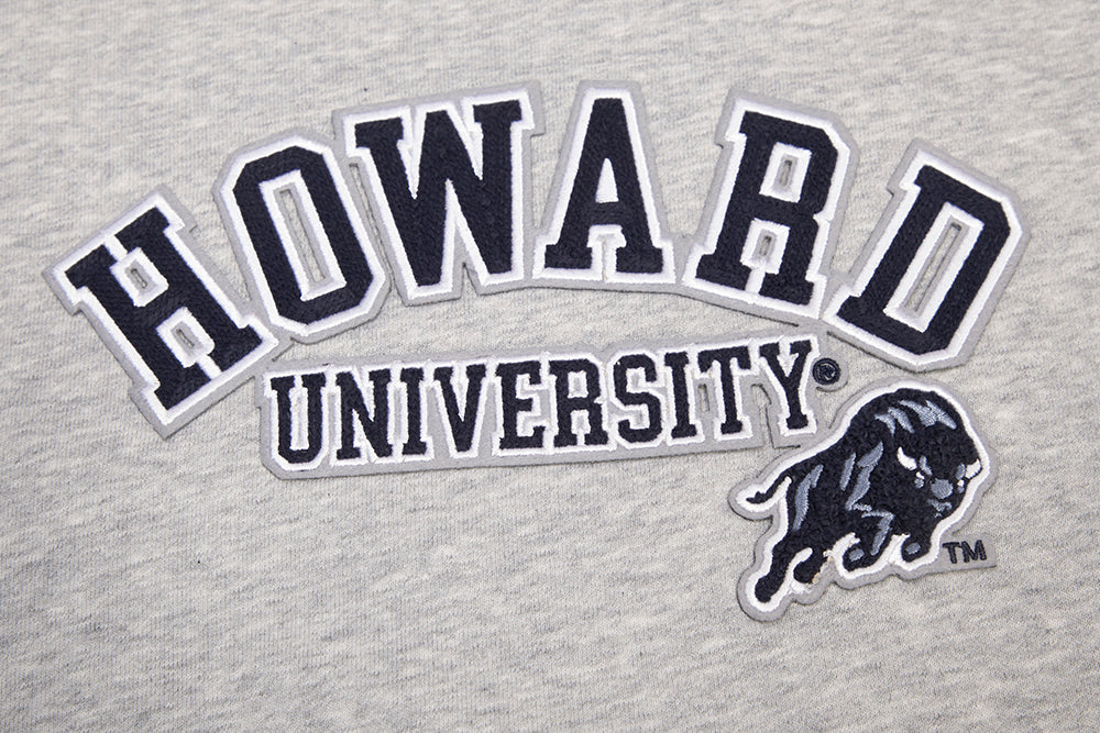 HOWARD UNIVERSITY CLASSIC FLEECE CREWNECK (HEATHER GREY) - Image 12