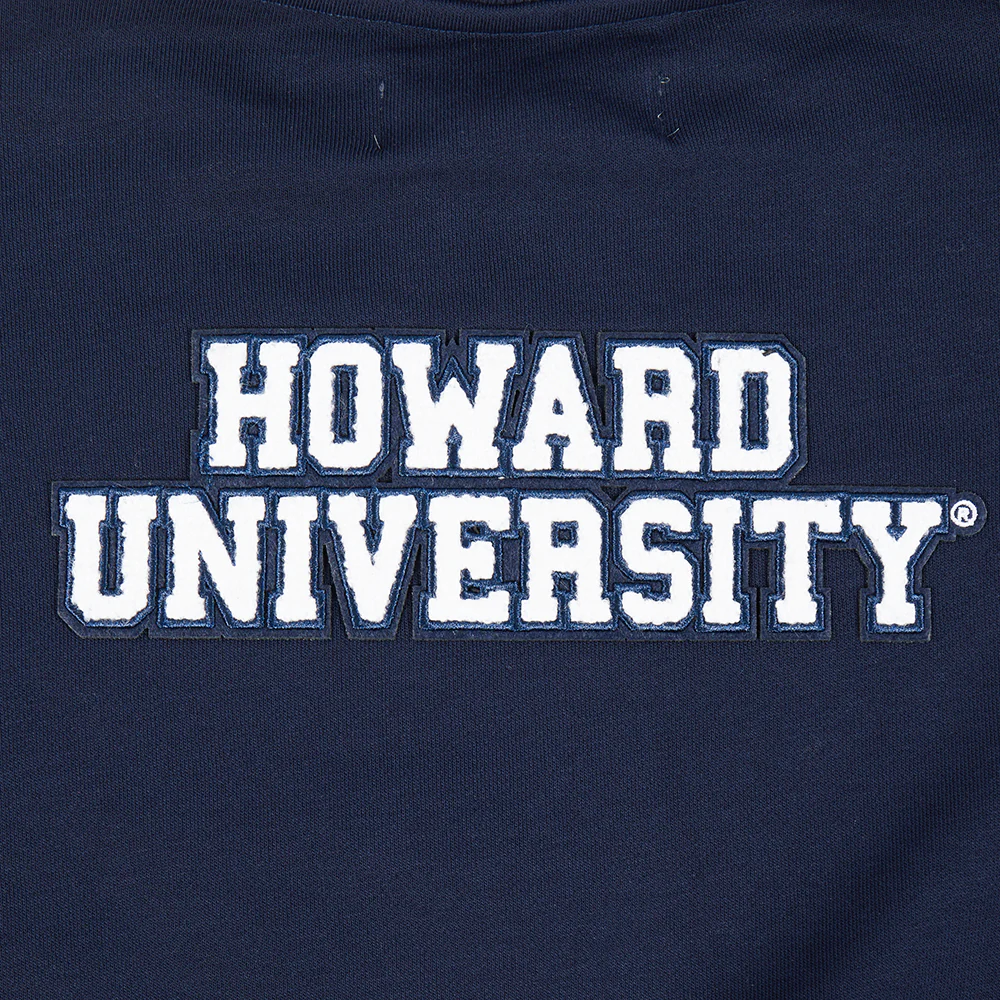 HOWARD UNIVERSITY CLASSIC FLEECE CREWNECK (MIDNIGHT NAVY) - Image 7