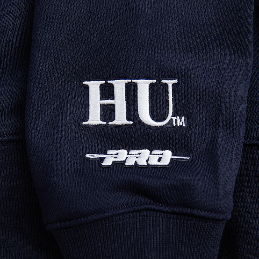COLLEGE HOWARD UNIVERSITY WINGSPAN WOMEN'S FLC CREWNECK (MIDNIGHT NAVY) - Image 13