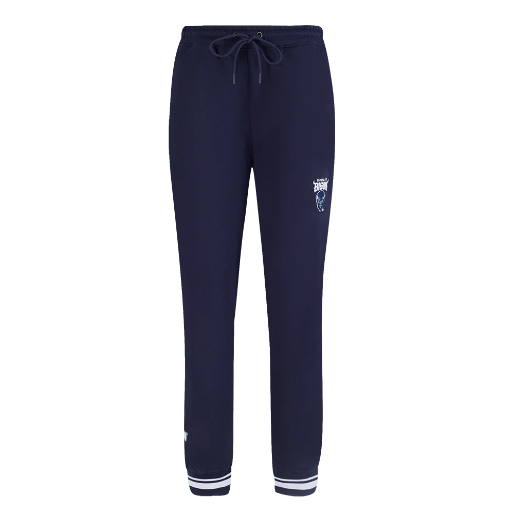 HOWARD UNIVERSITY CLASSIC WOMEN'S RIB FLEECE SWEATPANT (MIDNIGHT NAVY) - Image 2
